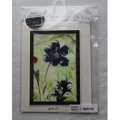 Encaustic Elements Thank You Card - Made in Creston BC #19-77